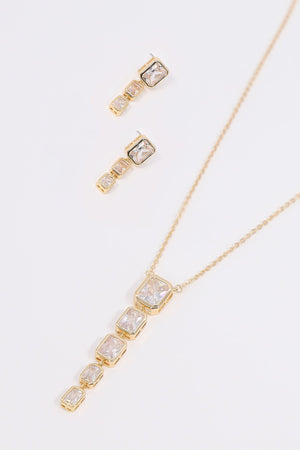 Carraig Donn Square Drop Necklace