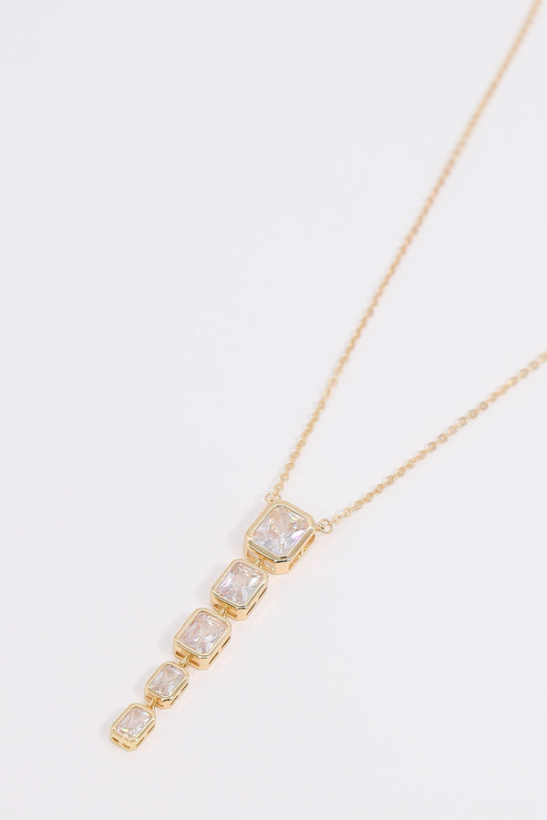Carraig Donn Square Drop Necklace