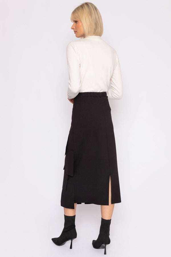 Carraig Donn Squares Skirt in Black