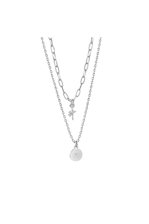 Carraig Donn Star Double Chain Pendant