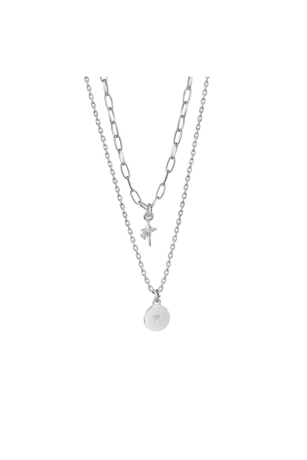 Carraig Donn Star Double Chain Pendant
