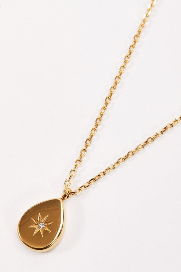 Carraig Donn Star Drop Pendant Necklace