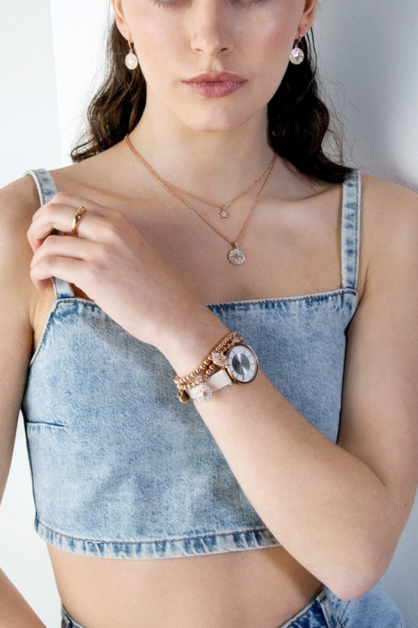 Carraig Donn Star Layered Rose Gold Necklace