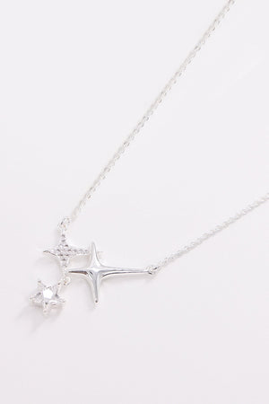 Carraig Donn Star Necklace in Silver
