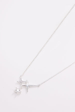 Carraig Donn Star Necklace in Silver
