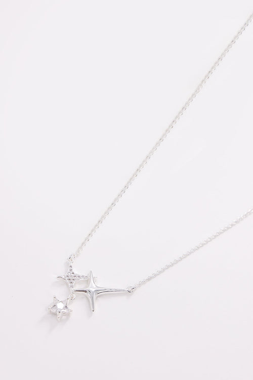 Star Necklace in Silver