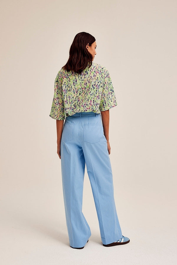 Carraig Donn Storm Blouse in Green Print