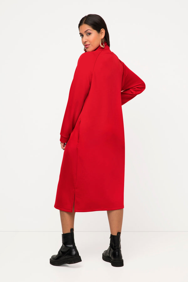Carraig Donn Straight Fit Sweatshirt Dress in Red