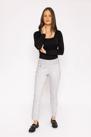 Carraig Donn Straight Leg Bengaline Pant in Grey