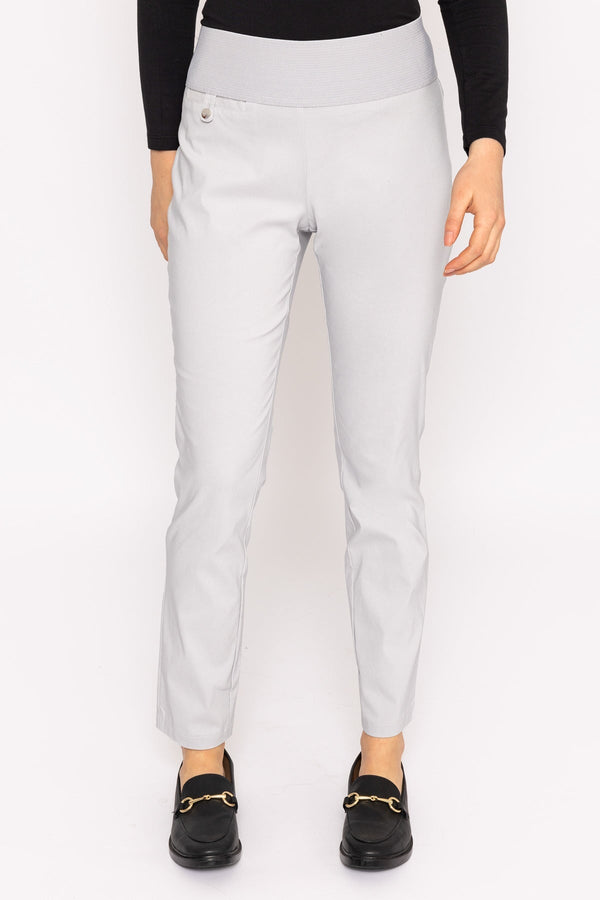 Carraig Donn Straight Leg Bengaline Pant in Grey