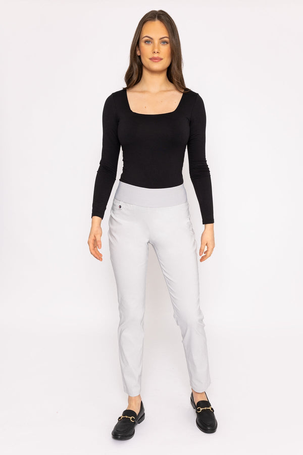 Carraig Donn Straight Leg Bengaline Pant in Grey