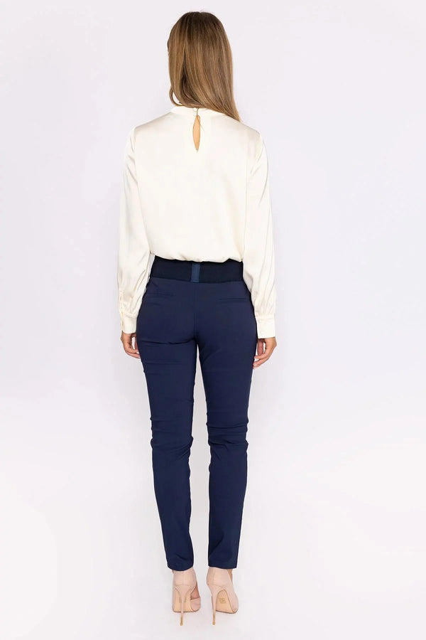 Carraig Donn Straight Leg Bengaline Pant in Navy