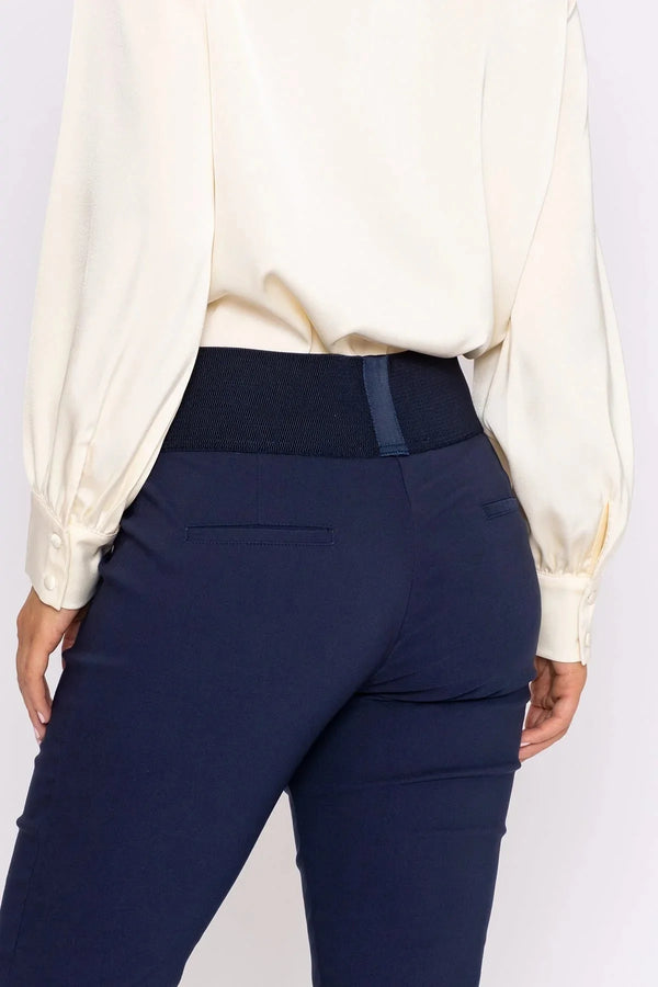 Carraig Donn Straight Leg Bengaline Pant in Navy