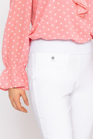 Carraig Donn Straight Leg Bengaline Pant in White