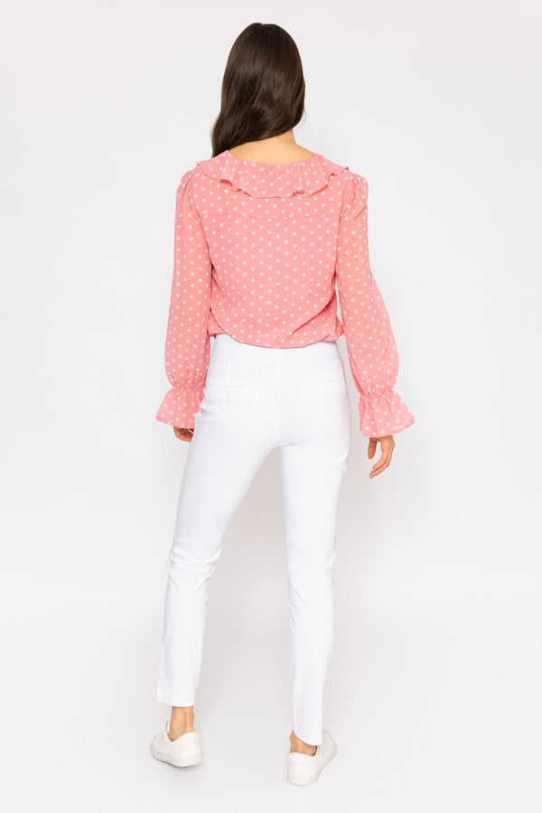 Carraig Donn Straight Leg Bengaline Pant in White
