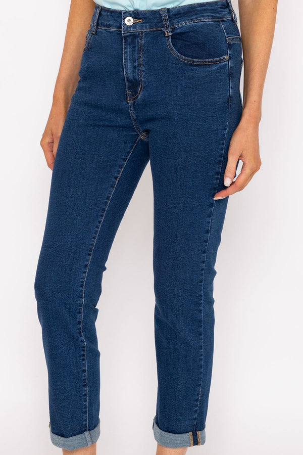 Carraig Donn Straight Leg Denim Jeans in Indigo