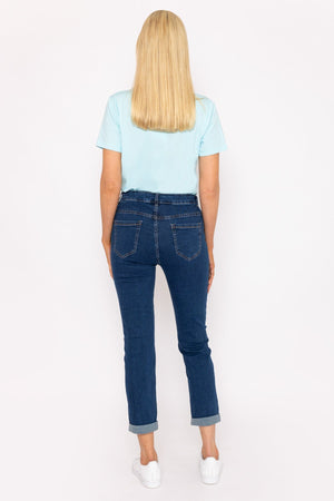Carraig Donn Straight Leg Denim Jeans in Indigo