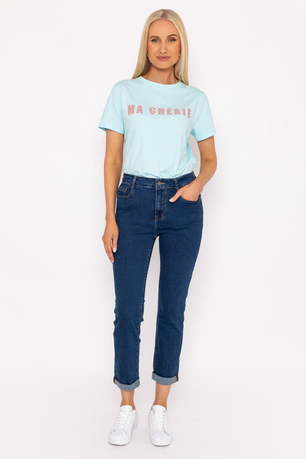 Carraig Donn Straight Leg Denim Jeans in Indigo
