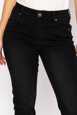 Carraig Donn Straight Leg Jeans in Black