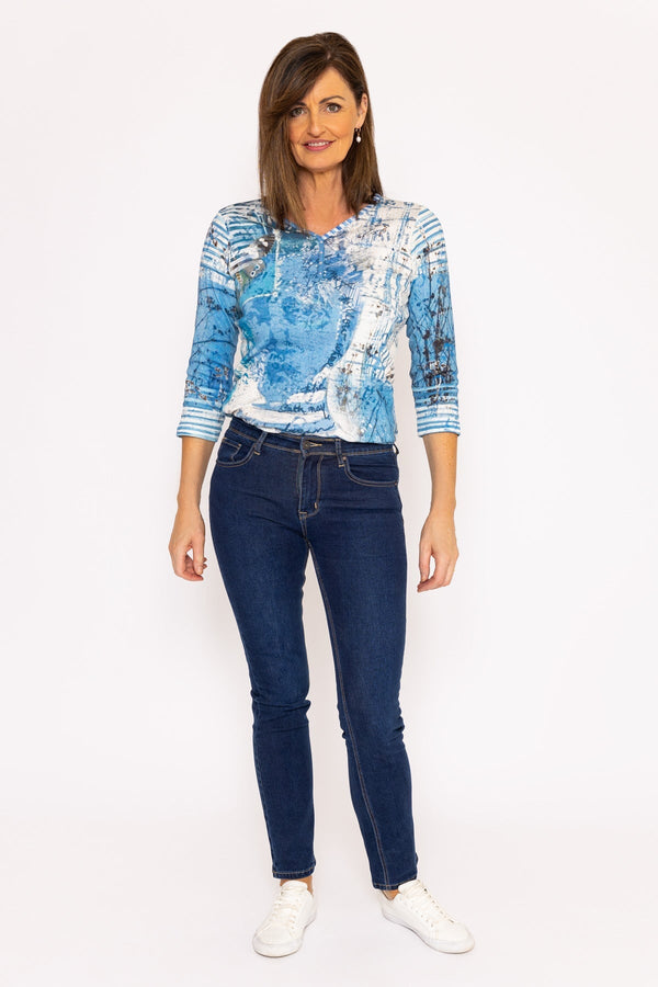 Carraig Donn Straight Leg Jeans in Denim