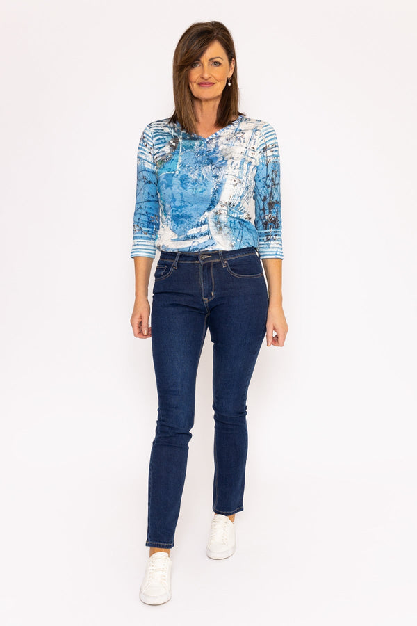 Carraig Donn Straight Leg Jeans in Denim