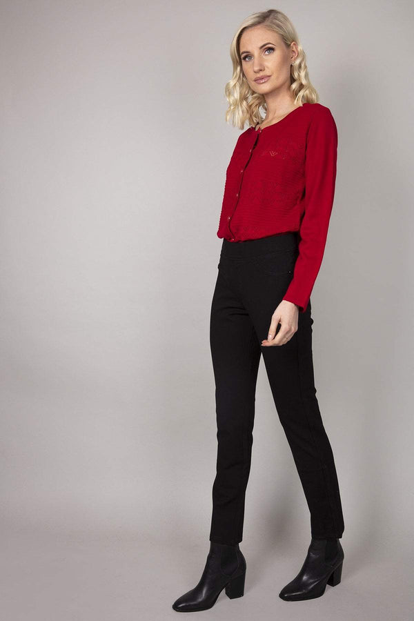 Carraig Donn Straight Leg Trousers in Black