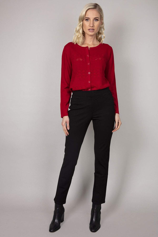 Carraig Donn Straight Leg Trousers in Black