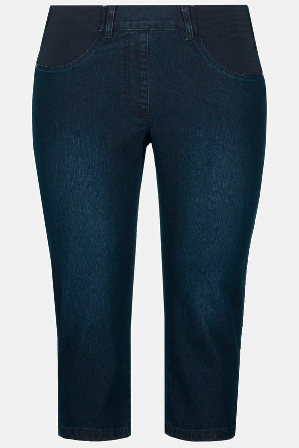 Carraig Donn Stretch Capri Pants in Dark Blue