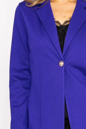 Carraig Donn Stretch Twill Blazer in Purple