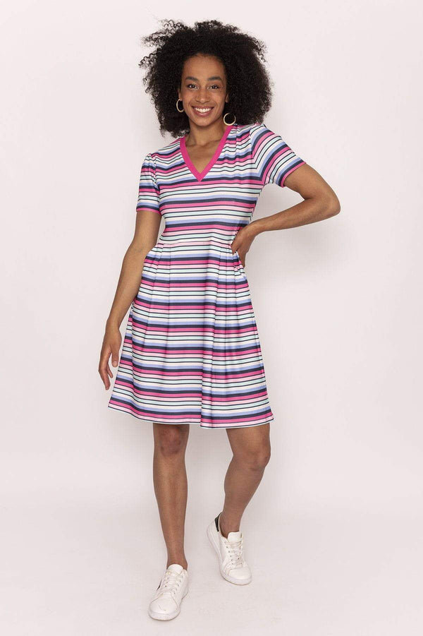 Carraig Donn Stripe Jersey Dress
