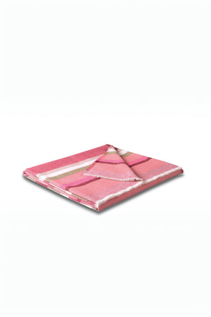 Carraig Donn Stripe Out Pink Blanket