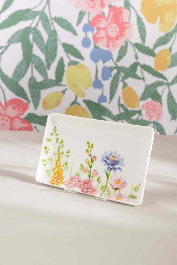 Carraig Donn Summer Garden Rectangle Serving Plate