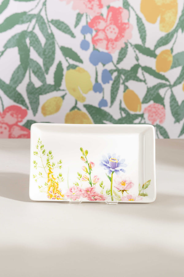 Carraig Donn Summer Garden Rectangle Serving Plate