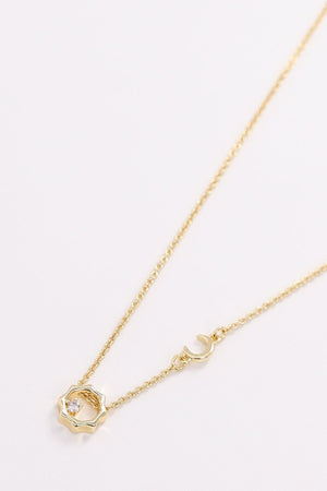 Carraig Donn Sun Necklace in Gold