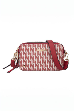 Carraig Donn Tajo Double Zip Box Bag in Red