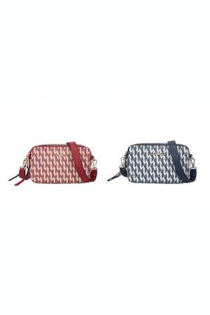 Carraig Donn Tajo Double Zip Box Bag in Red