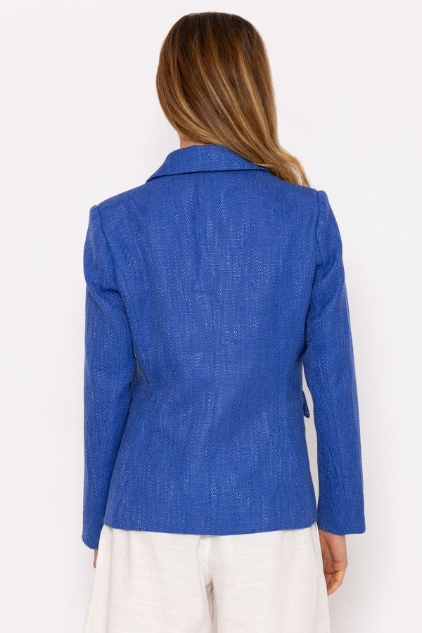 Carraig Donn Textured Blazer in Dark Blue