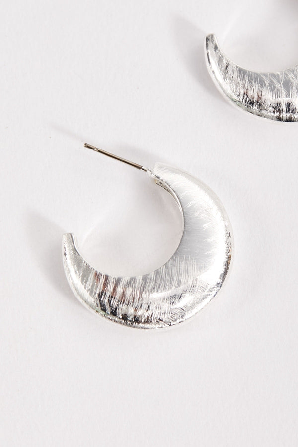 Carraig Donn Textured Open Hoop Earrings