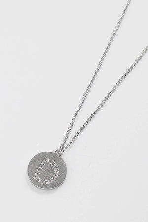 Carraig Donn The "D" Initial Necklace in Silver