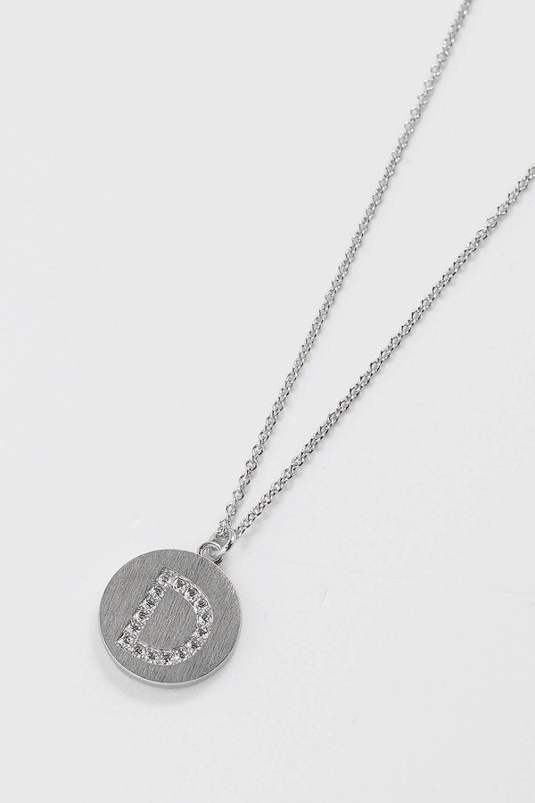 Carraig Donn The "D" Initial Necklace in Silver