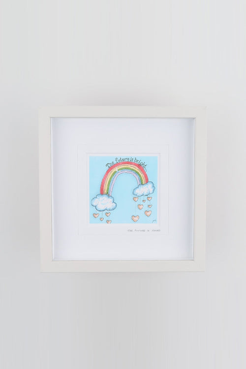 The Future Is Yours Small Framed Art Print