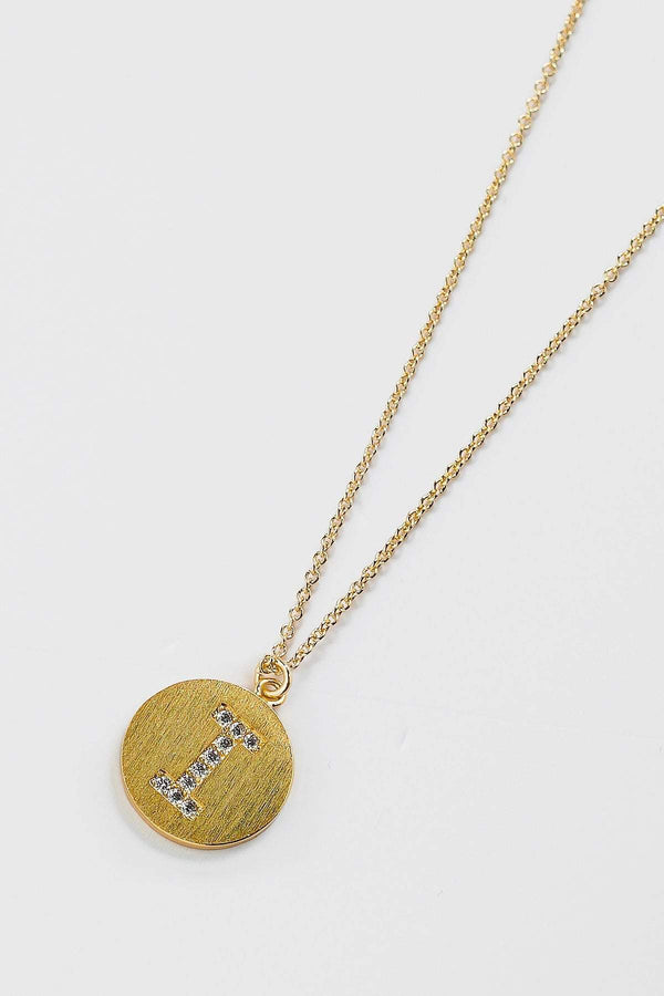 Carraig Donn The "I" Initial Necklace in Gold