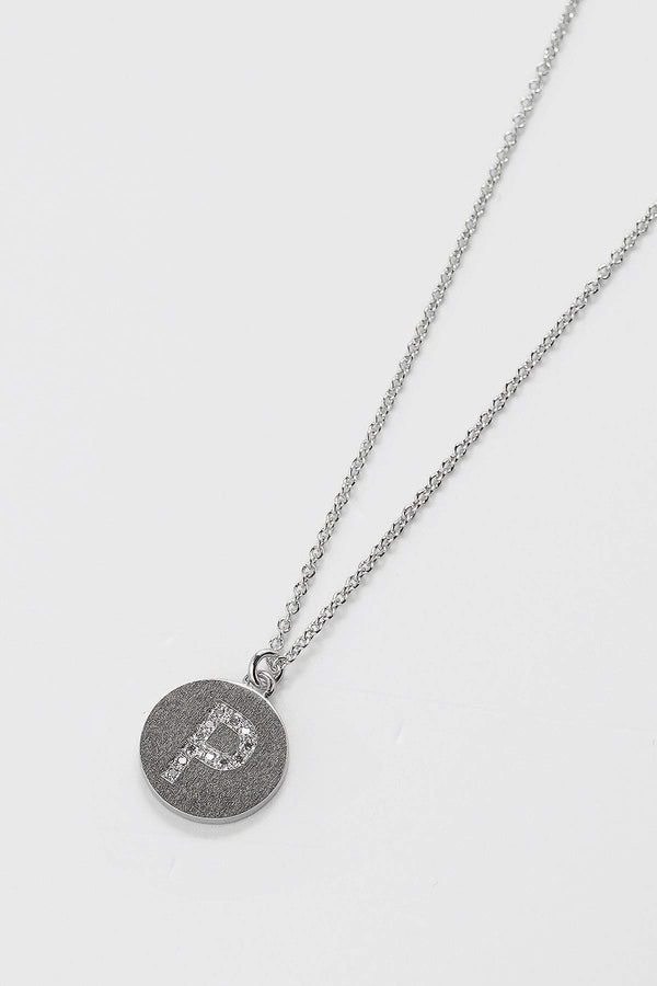 Carraig Donn The "P" Initial Necklace in Silver