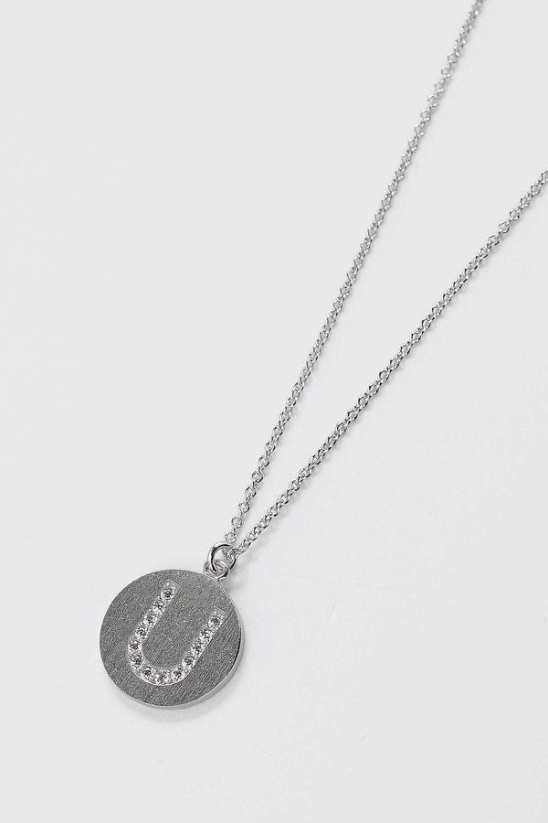 Carraig Donn The "U" Initial Necklace in Silver
