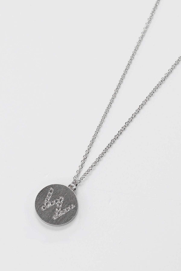 Carraig Donn The "W" Initial Necklace in Silver