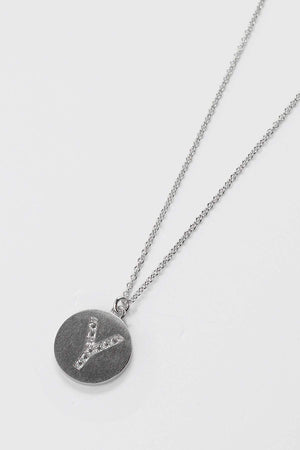 Carraig Donn The "Y" Initial Necklace in Silver