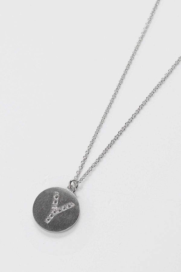 Carraig Donn The "Y" Initial Necklace in Silver