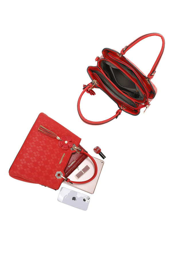 Carraig Donn Tote Bag in Red