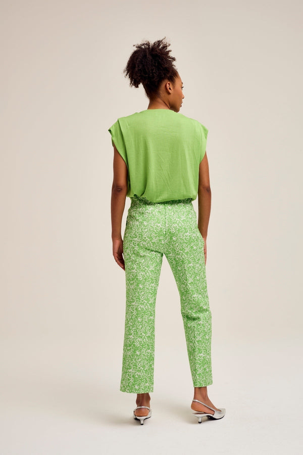 Carraig Donn Trinidad Ankle Trousers in Green