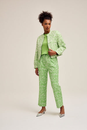 Carraig Donn Trinidad Ankle Trousers in Green